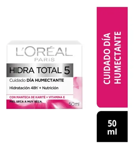 L'Oréal Paris Crema hidratante Hidra Total 5, 50 ml (sérums y cremas), foto de la publicación en Mercado Libre
