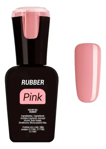 Organic Nails Base rubber Pink Organic Nails 15 ml (bases rubber), foto de la publicación en Mercado Libre