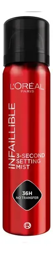 L'Oréal Paris Fijador de maquillaje Infallible 3-Second Setting Mist (polvos y fijadores), foto de la publicación en Mercado Libre