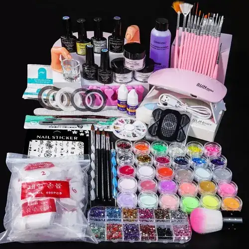 Limegirl Kit profesional de uñas acrílicas ZH440 (kits de uñas), foto de la publicación en Mercado Libre