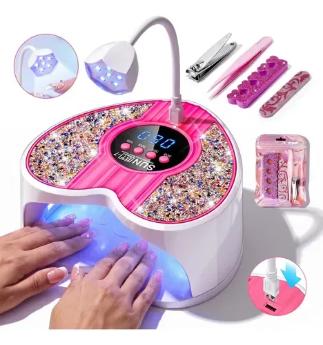 Buruna Lámpara UV/LED 288W + mini lámpara USB (lámparas y herramientas), foto de la publicación en Mercado Libre