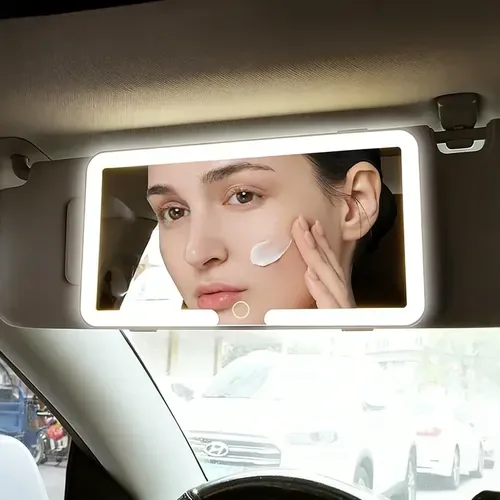 Genérico Espejo de visera para coche con luz LED de 3 modos (espejos con luz), foto de la publicación en Mercado Libre
